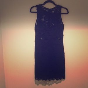 Black lace dress